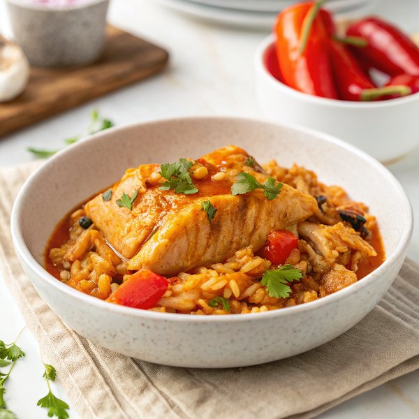 One Pot Chicken Enchilada Rice Casserole