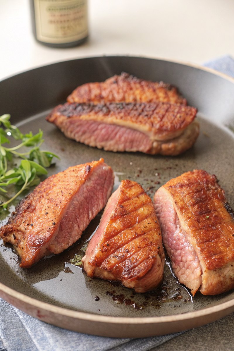 Pan-Seared Duck Breasts