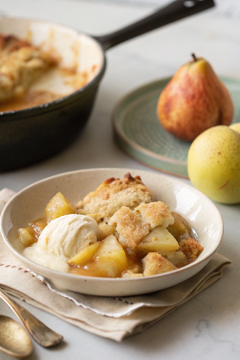 Pear and Apple Pandowdy