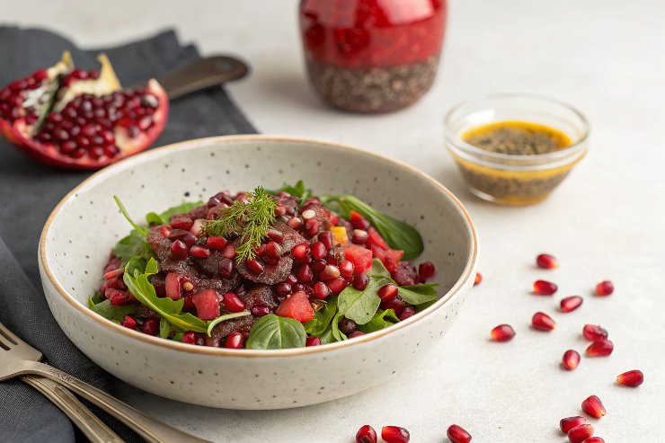 Pomegranate Poppyseed Vinaigrette