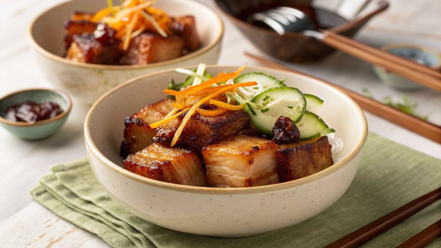 Pork belly bites