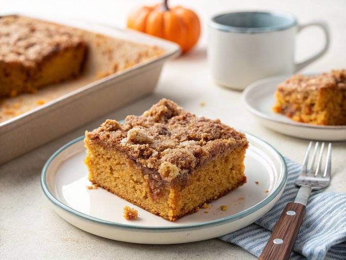 Pumpkin Crumb Coffee Cake