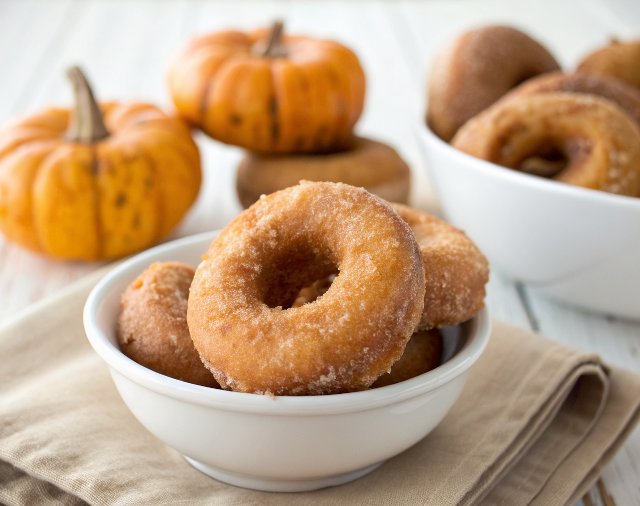 Pumpkin Doughnuts