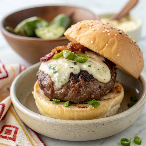 Queso Blanco Burger Recipe