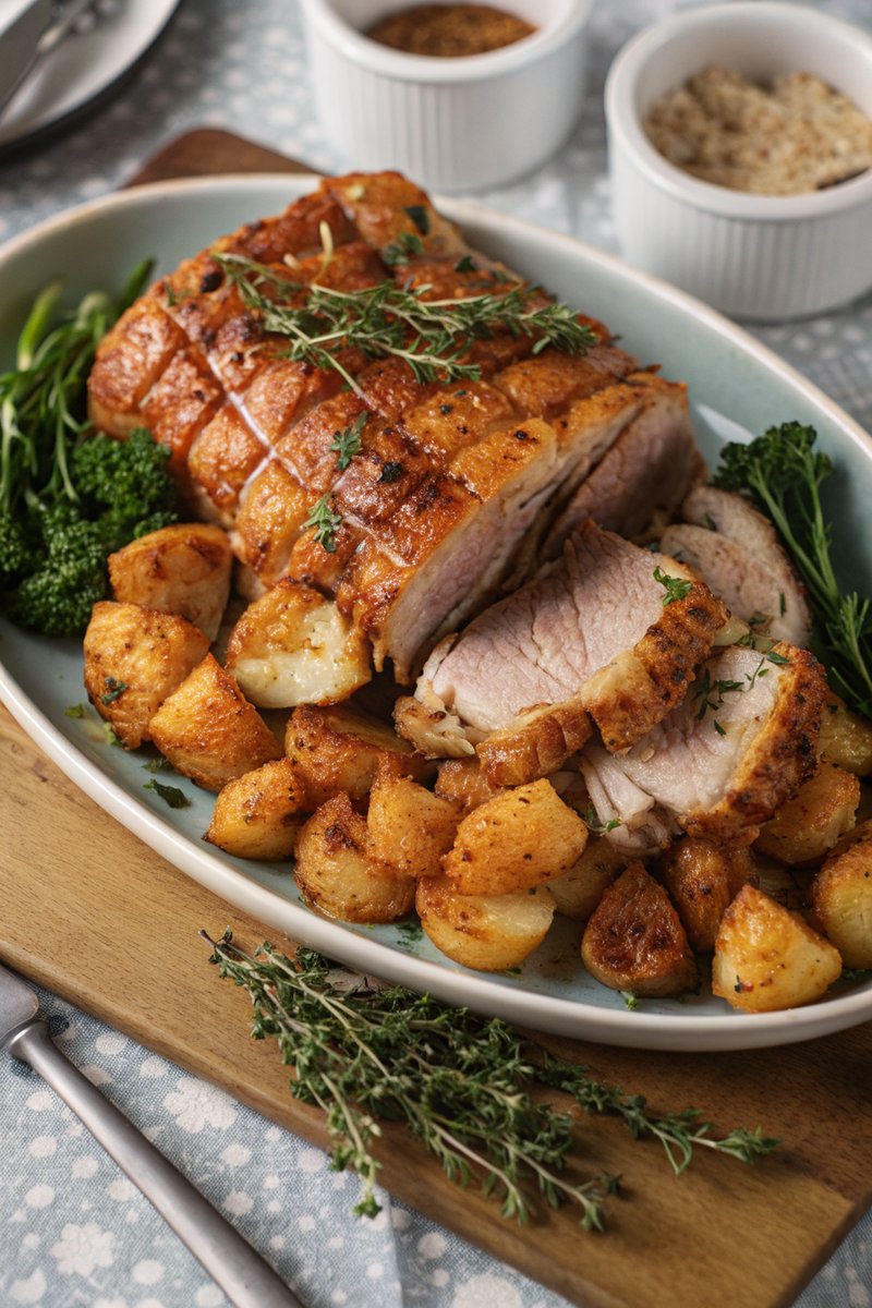 Roast Pork with Crispy Crackling