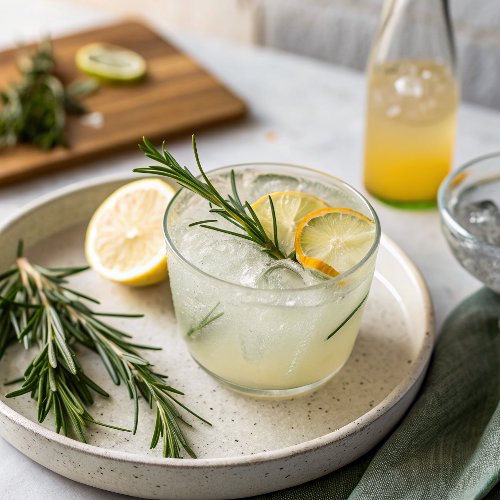 Rosemary Gin Fizz