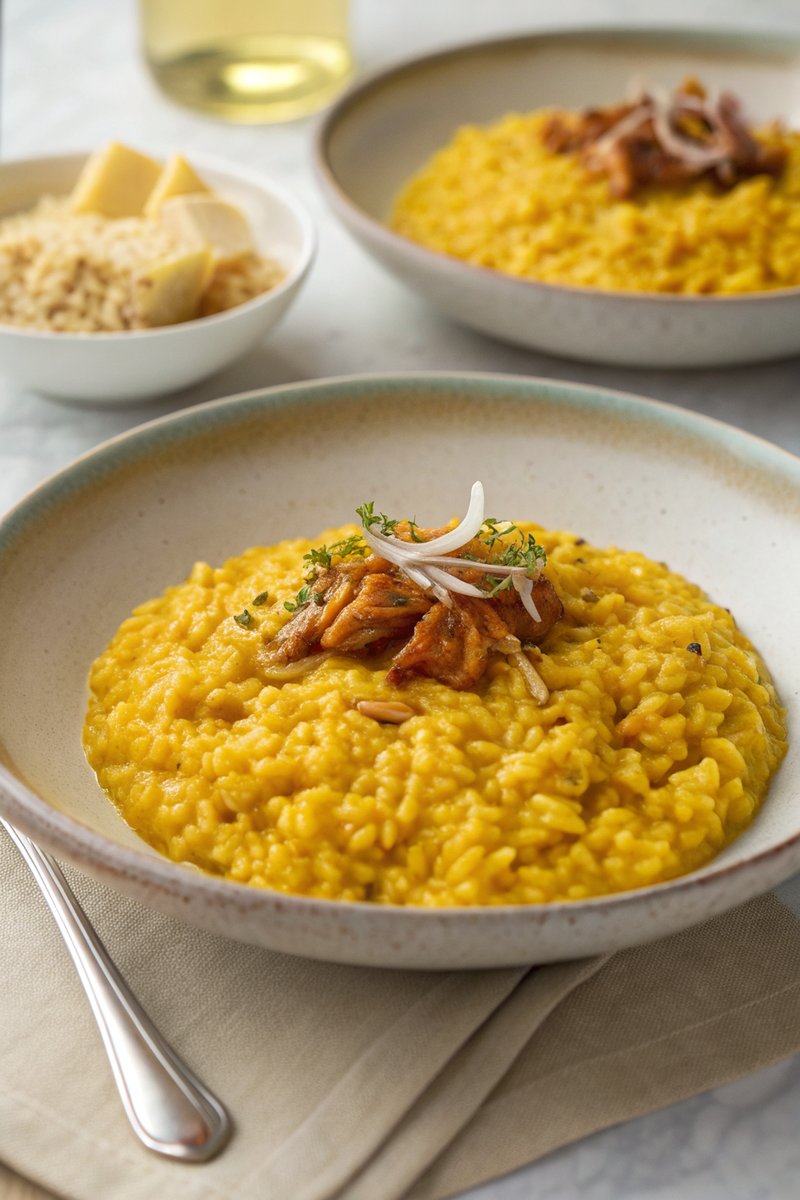 Saffron Risotto with Marsala