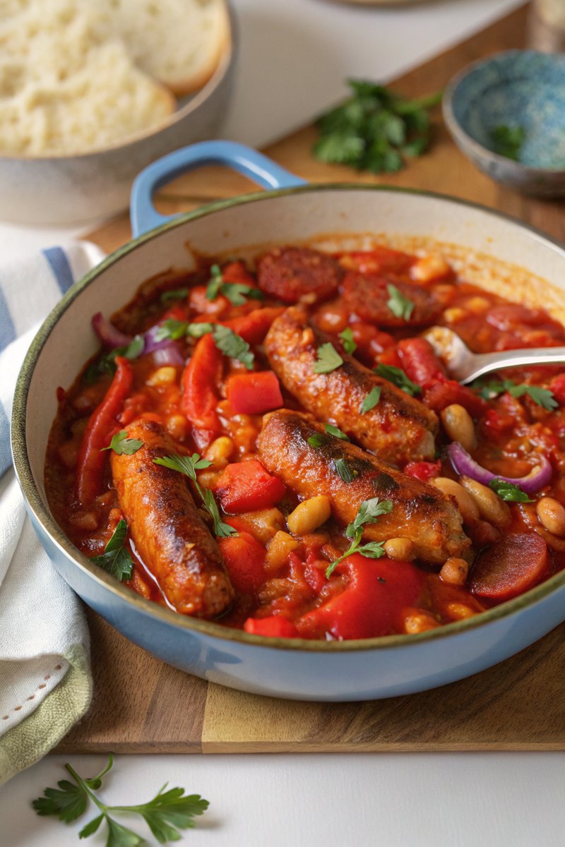 Sausage and Bean Casserole