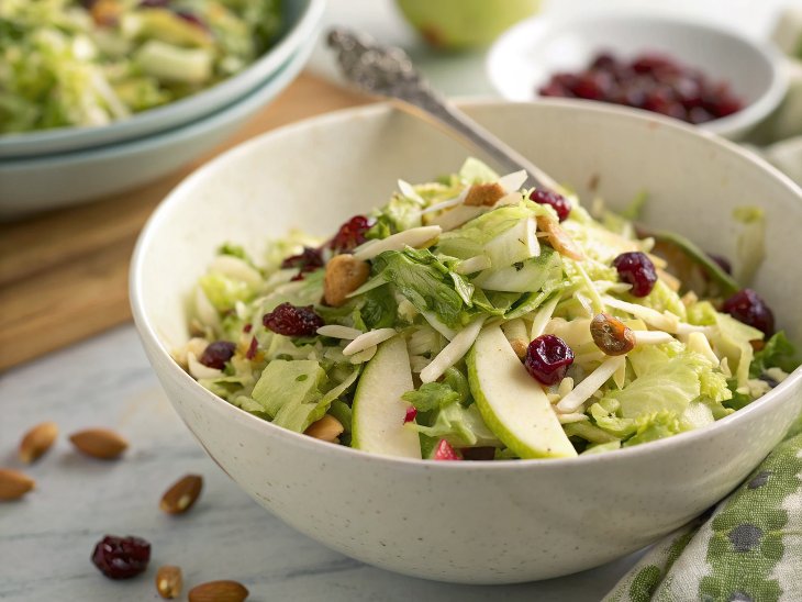 Shredded Brussels Sprout & Apple Salad