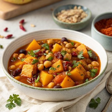 Sicilian squash & chickpea stew