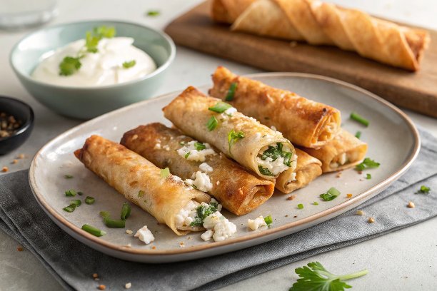 Sigara Boregi (Turkish Cheese Rolls)
