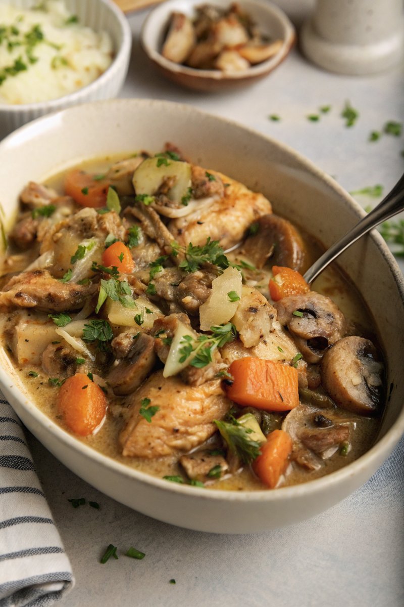 Slow-Cooked Chicken Casserole
