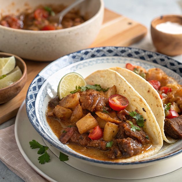 Slow-Cooked Chipotle Beef Tacos