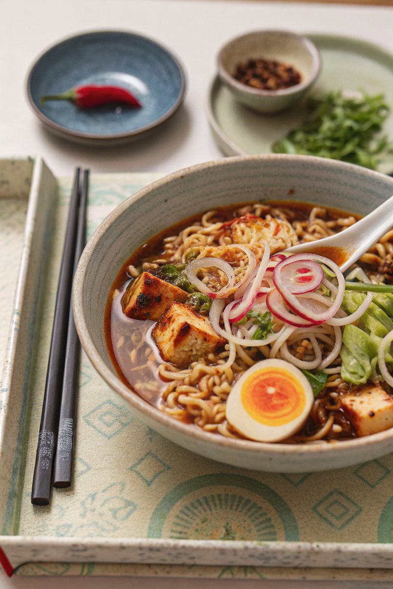 Slow Cooker Tofu Ramen