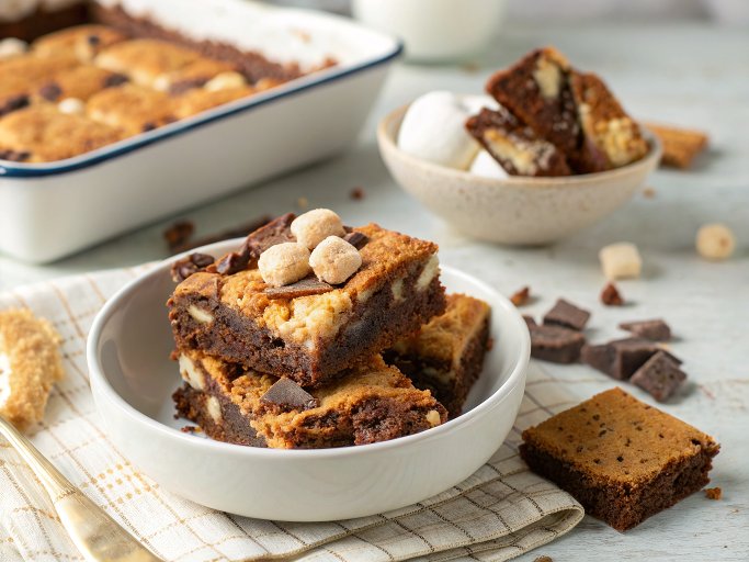 S'mores Brownie Bars