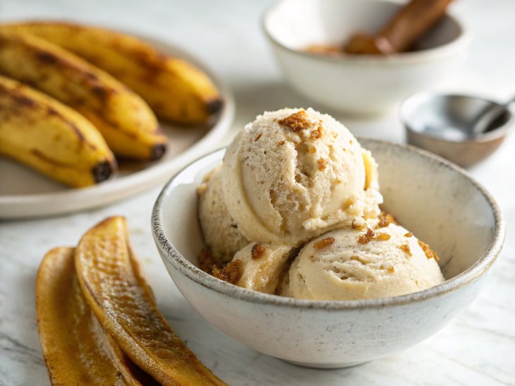 Spiced Banana & Brown Sugar Ice Cream