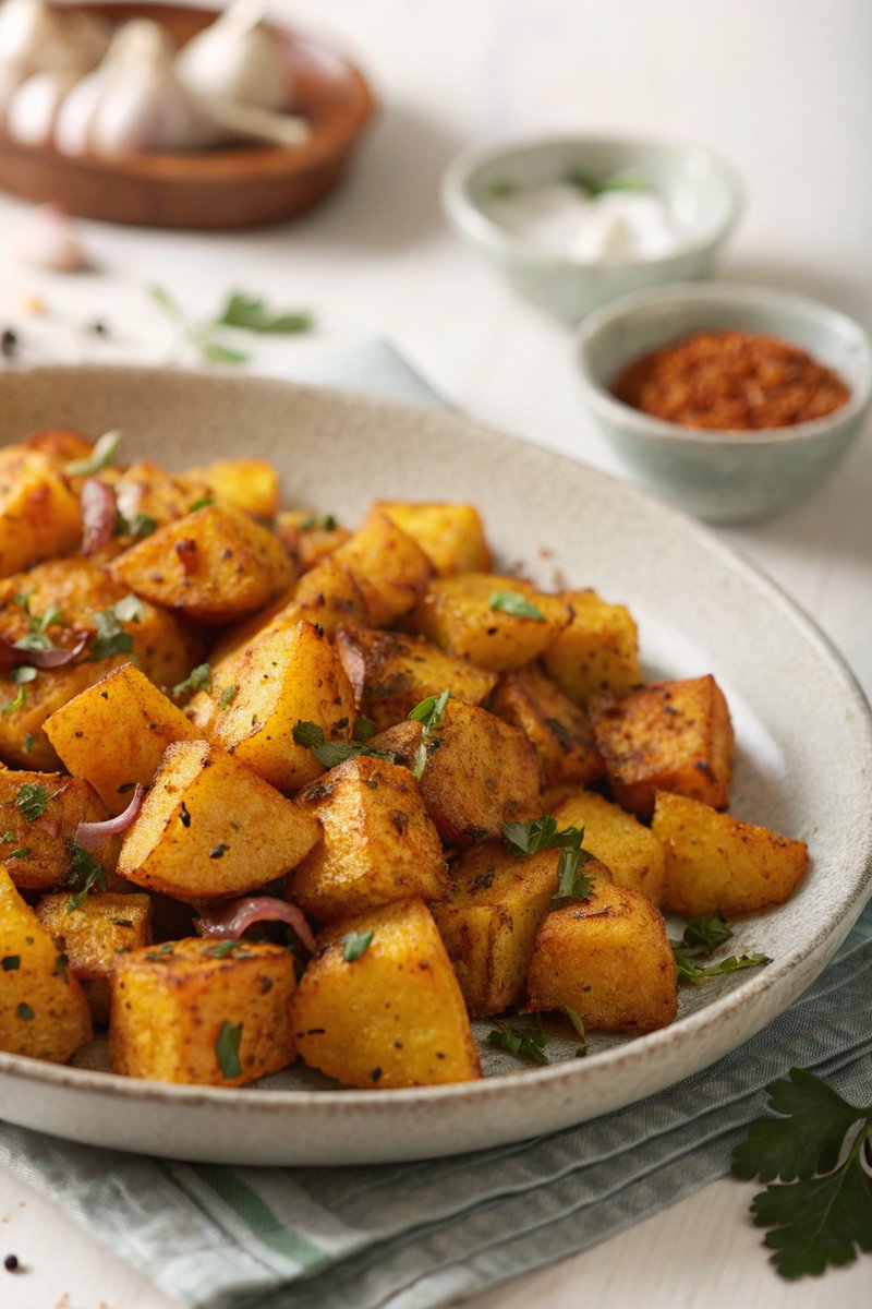 Spiced Indian Roast Potatoes