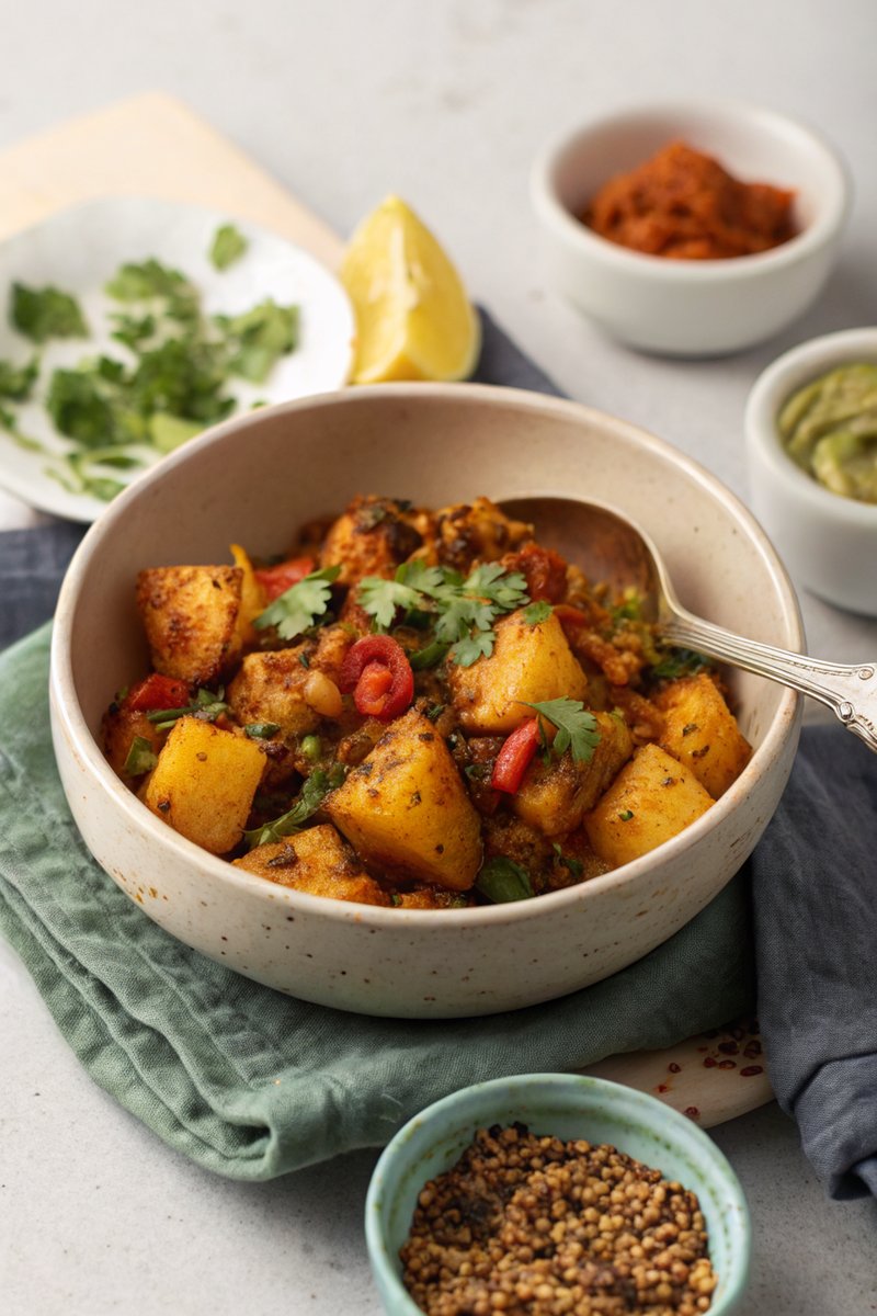 Spiced Slow-Cooker Bombay Potatoes
