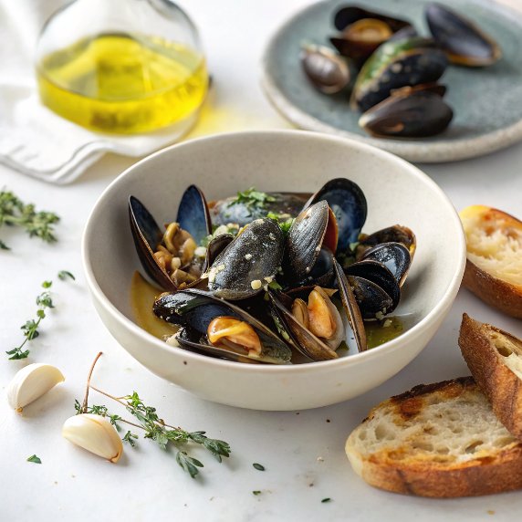 Steamed Mussels