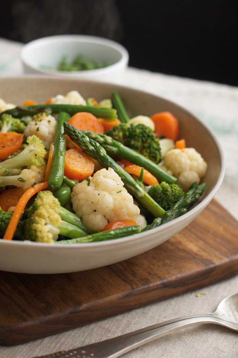 Steamed Vegetable Medley