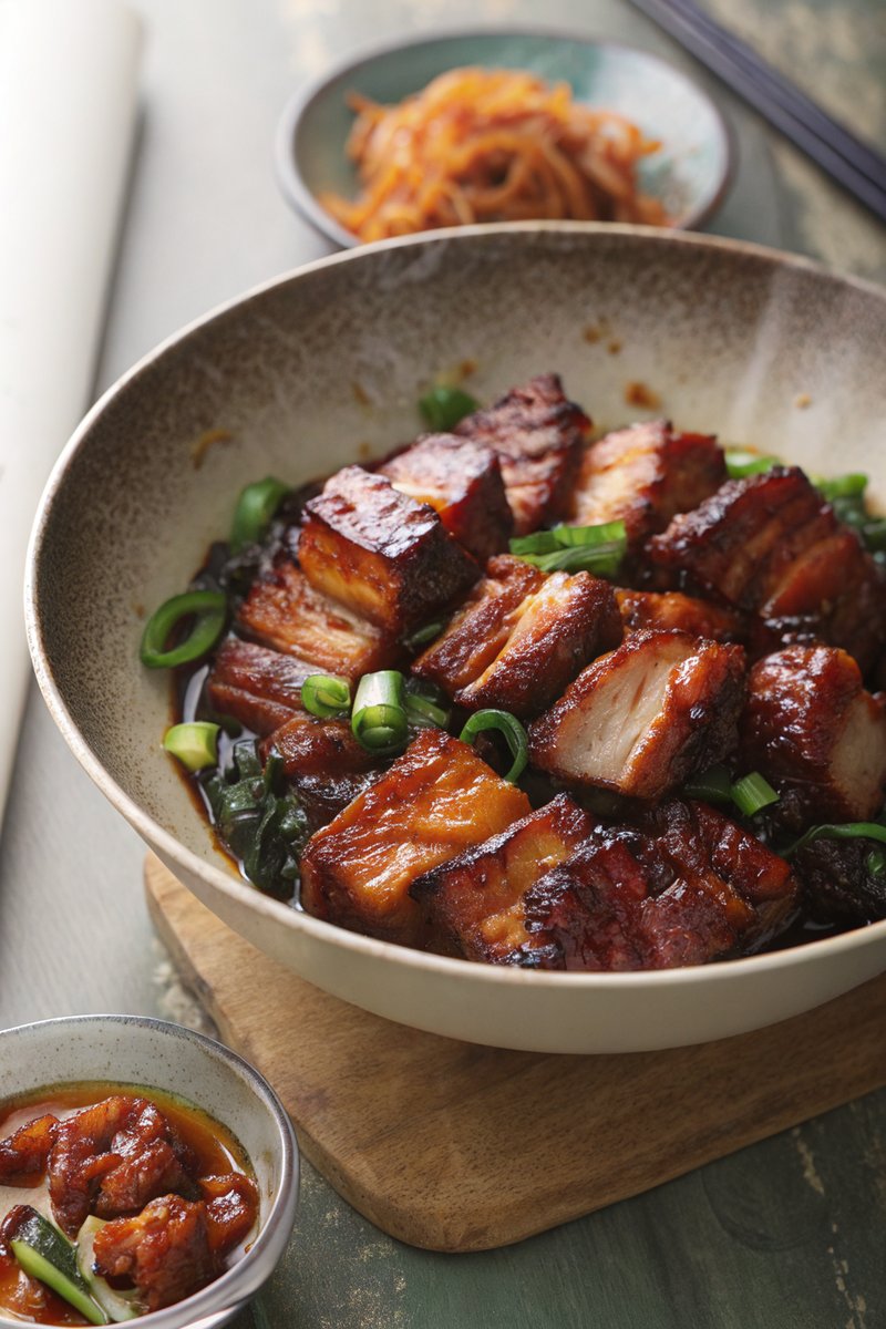Sticky Chinese-style Pork Belly