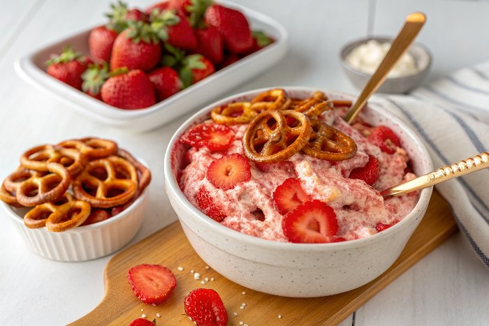 Strawberry Pretzel Salad (NO Jello!)