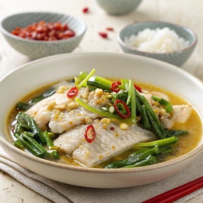 Suan Cai Yu (酸菜鱼, Sichuan Fish with Pickled Mustard Greens)