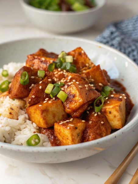 Sweet & Spicy Sriracha Tofu