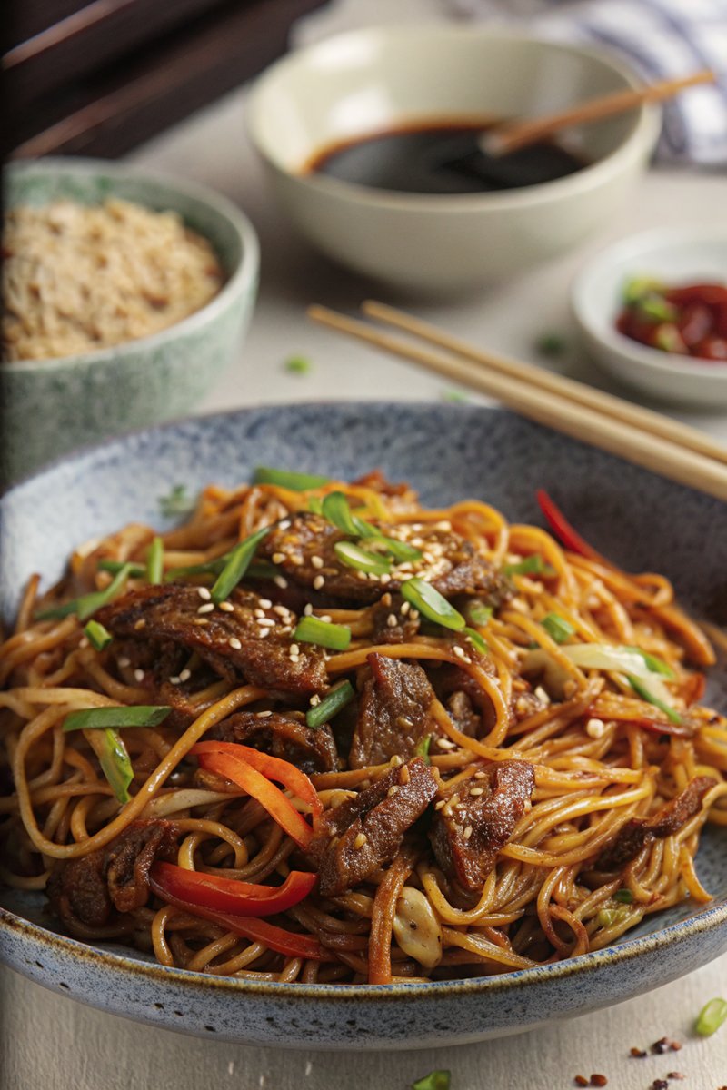 Teriyaki Beef Noodles