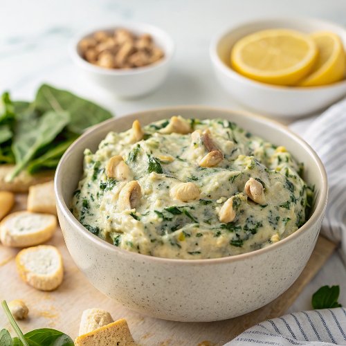 The Best & Easiest Vegan Spinach Artichoke Dip