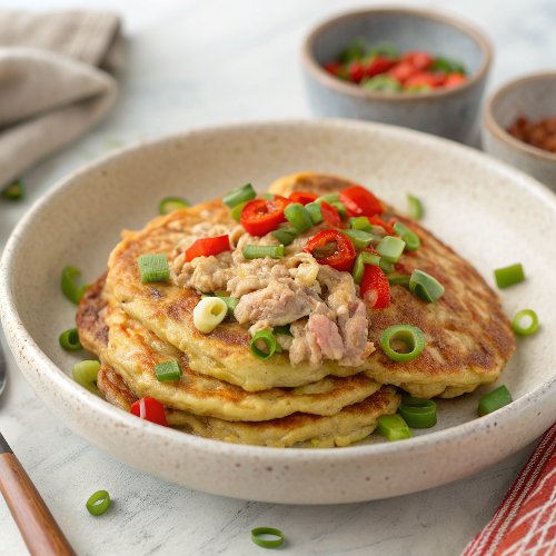 Tuna Pancakes (Chamchijeon)
