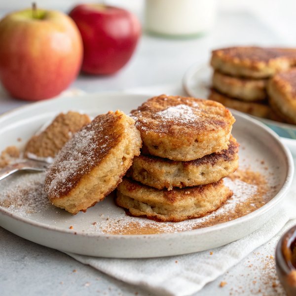 Vegan Baked Apple Cinnamon Fritters