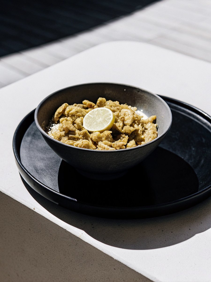 Vegan Lemon Garlic Soy Curls