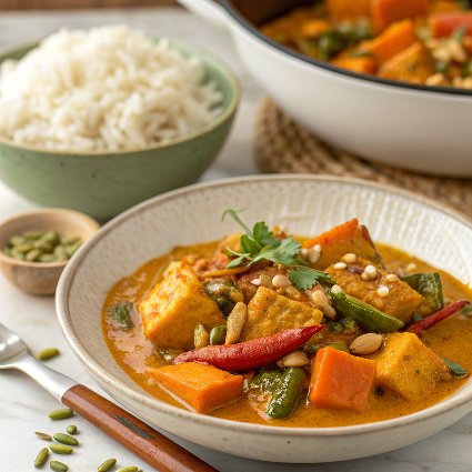 Vegan Thai Kabocha Squash Curry