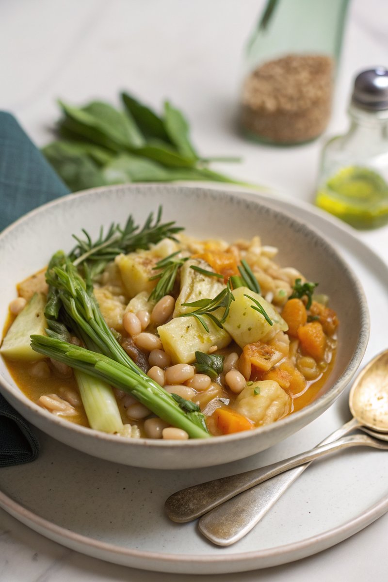 Vegetable and Bean Hotpot