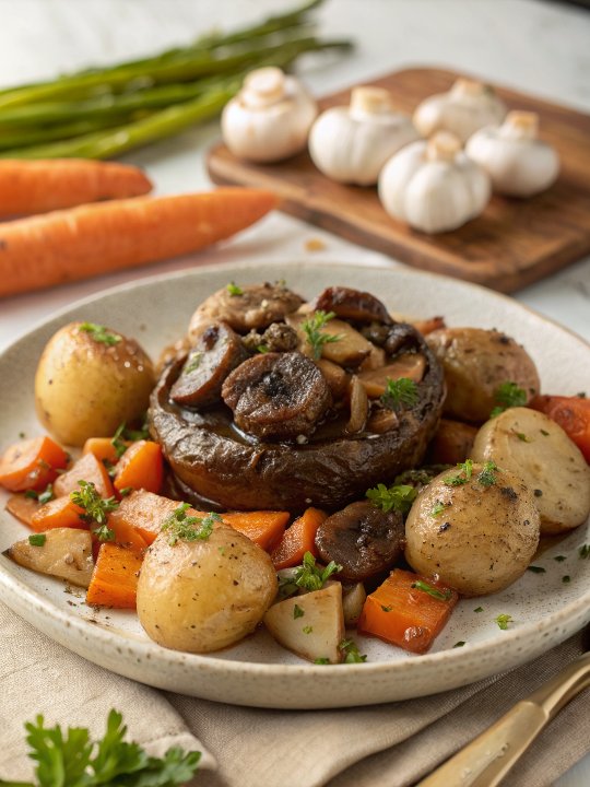 Vegetarian Portobello Pot Roast