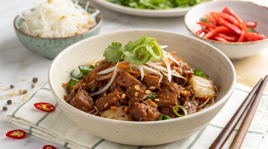 Vietnamese Caramelised Pork Bowls