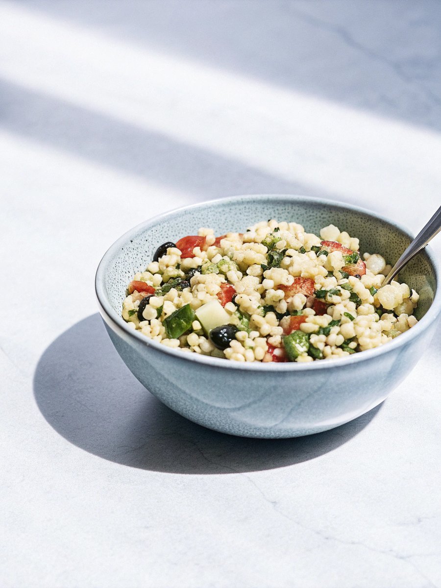 Warm Pearl Couscous Salad
