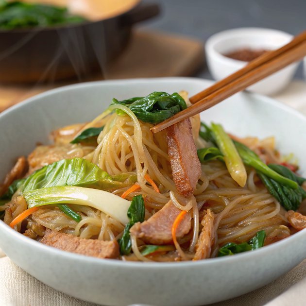 Yakisoba with Malony Glass Noodles